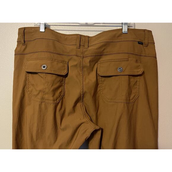 Prana Halle Straight Pants Women’s Size 18W Brown Straight Fit Stretch Hiking - Picture 5 of 12